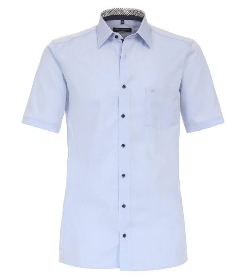CASAMODA - Businesshemd Kurzarm blau - Gr. - 46 von CASAMODA