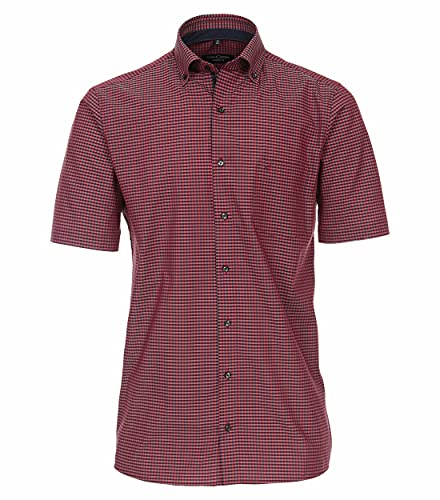 CASAMODA Businesshemd Kurzarm kariert Comfort Fit Mittelrot 41 CASAMODA Businesshemd Kurzarm kariert Comfort Fit Mittelrot 41 von CASAMODA