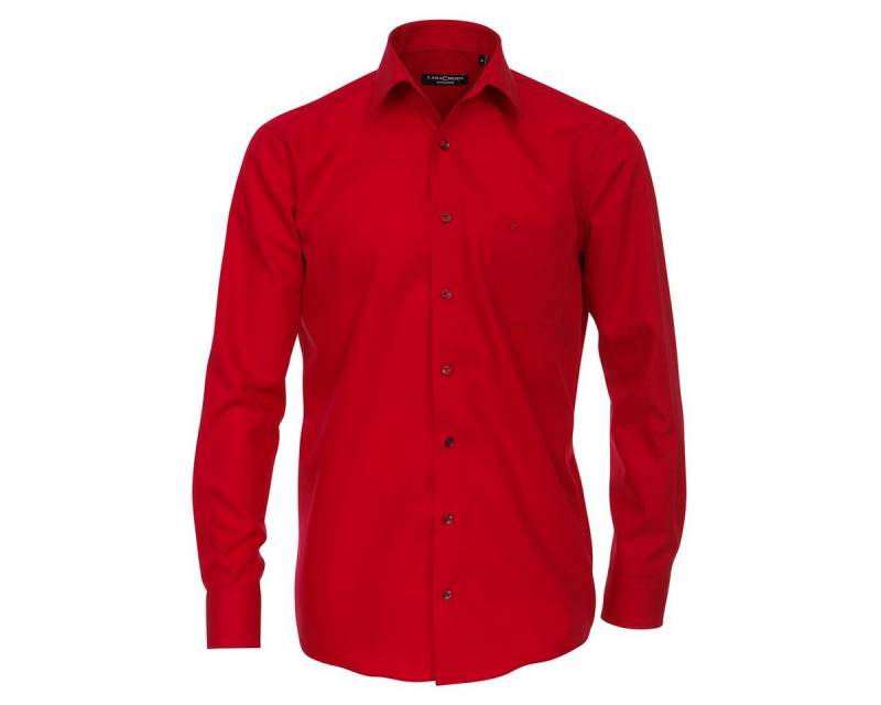 CASAMODA Businesshemd XXL CasaModa Business Langarmhemd kirschrot von CASAMODA