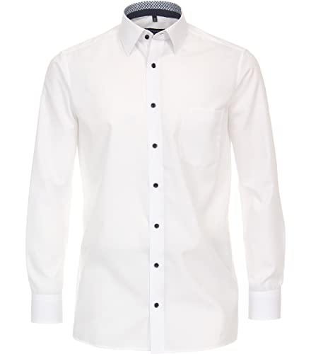 CASAMODA Businesshemd Uni Comfort Fit Weiß 38 von CASAMODA