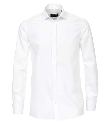 CASAMODA Businesshemd Uni Comfort Fit Weiß 40 von CASAMODA