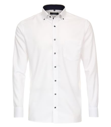 CASAMODA Businesshemd Uni Comfort Fit Weiß 42 von CASAMODA