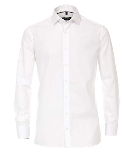 CASAMODA Businesshemd Uni Comfort Fit Weiß 42 von CASAMODA