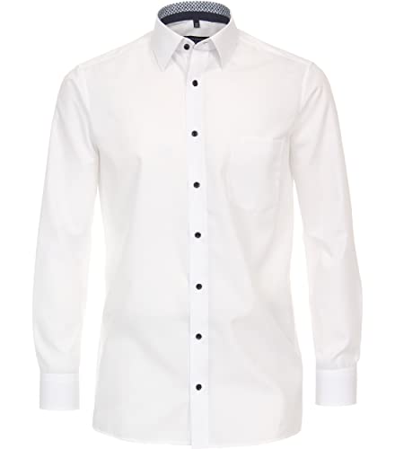 CASAMODA Businesshemd Uni Comfort Fit Weiß 53 von CASAMODA