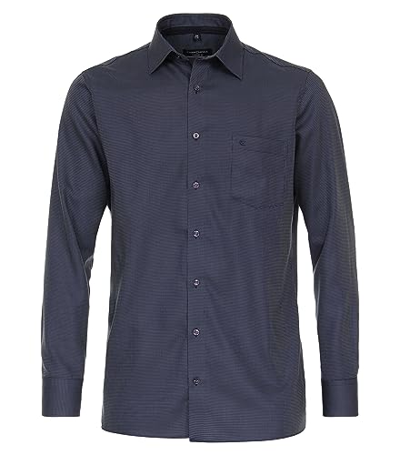 CASAMODA Businesshemd Uni Comfort Fit dunkles Mittelblau 41 von CASAMODA