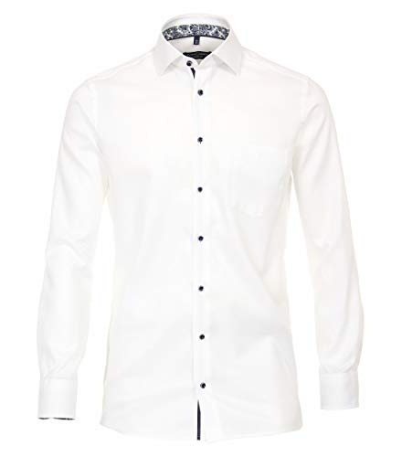 CASAMODA Businesshemd Uni Modern Fit Weiß 44 von CASAMODA