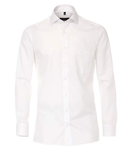 CASAMODA Businesshemd Uni Comfort Fit Weiß 44 von CASAMODA