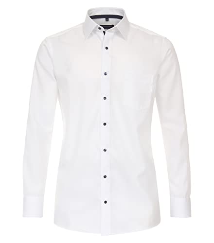 CASAMODA Businesshemd Uni Comfort Fit Weiß 46 von CASAMODA