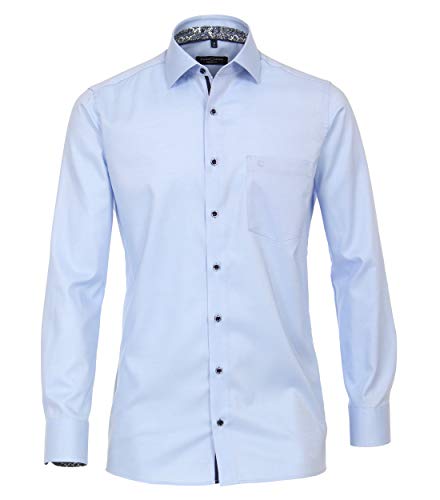 CASAMODA Businesshemd Uni Modern Fit Hellblau 43 von CASAMODA