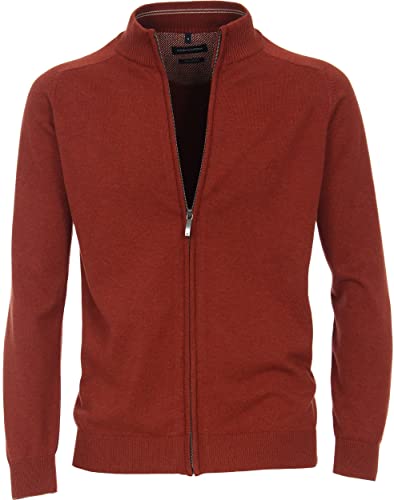 CASAMODA Cardigan Langarm mit Reißverschluss rot Größe L von CASAMODA