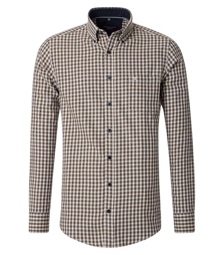 CASAMODA Casual Fit Hemd Langarm Button Down Kragen Flanell Karo braun Größe M CASAMODA Casual Fit Hemd Langarm Button Down Kragen Flanell Karo braun Größe M von CASAMODA