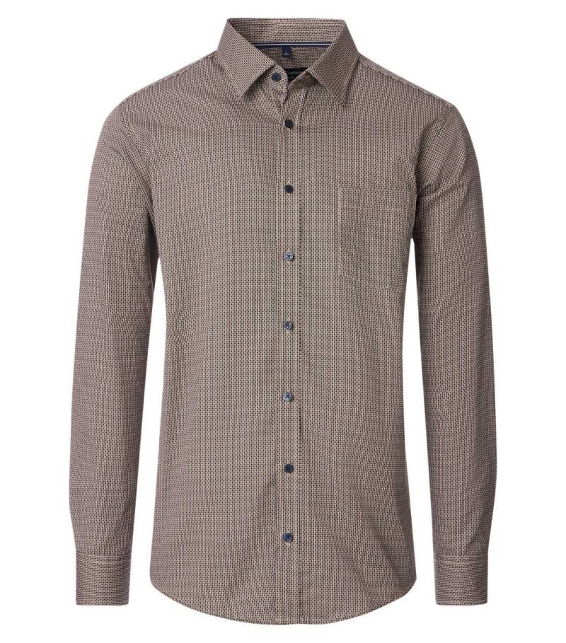 CASAMODA - Casual Fit: Freizeithemd braun - Gr. - L von CASAMODA