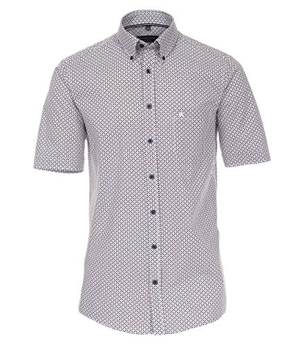CASAMODA Comfort Fit Hemd Halbarm Button Down Kragen Muster blau Größe M CASAMODA Comfort Fit Hemd Halbarm Button Down Kragen Muster blau Größe M von CASAMODA