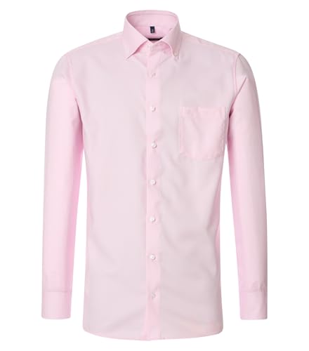CASAMODA Comfort Fit Hemd Langarm Button Down Kragen Oxford rosa Größe 54 von CASAMODA