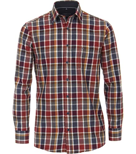 CASAMODA - Comfort Fit - Herren Freizeithemd (423945800), Größe:XXL, Farbe:Orange (450) von CASAMODA