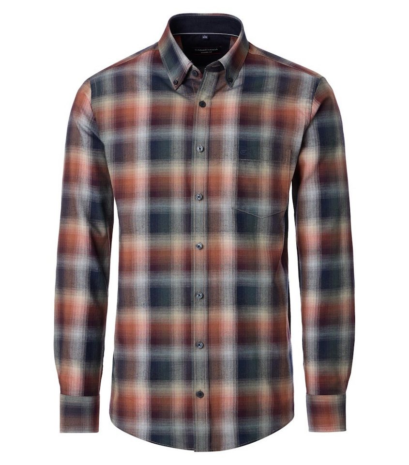 CASAMODA Flanellhemd B.D. Casual Fit 200 BRAUN von CASAMODA