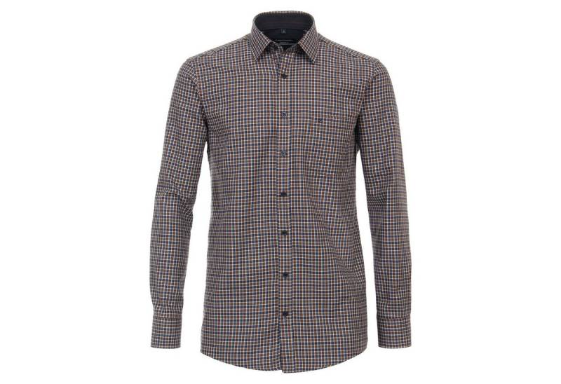 CASAMODA Flanellhemd CasaModa Übergrößen Flanellhemd braun-blau kariert von CASAMODA