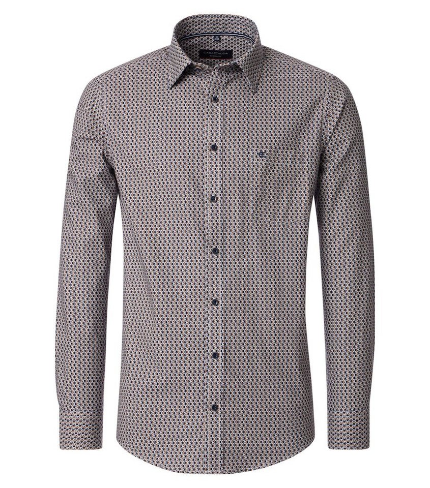 CASAMODA Flanellhemd Kent Casual Fit 200 BRAUN von CASAMODA