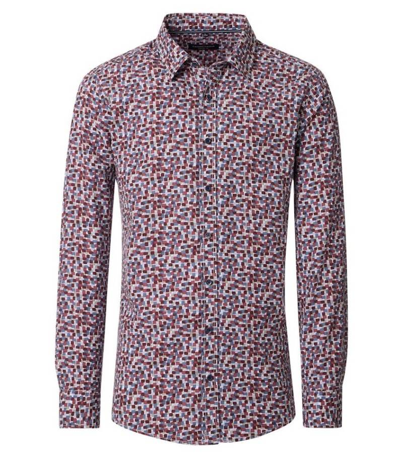 CASAMODA Flanellhemd Kent Casual Fit 400 ROT von CASAMODA