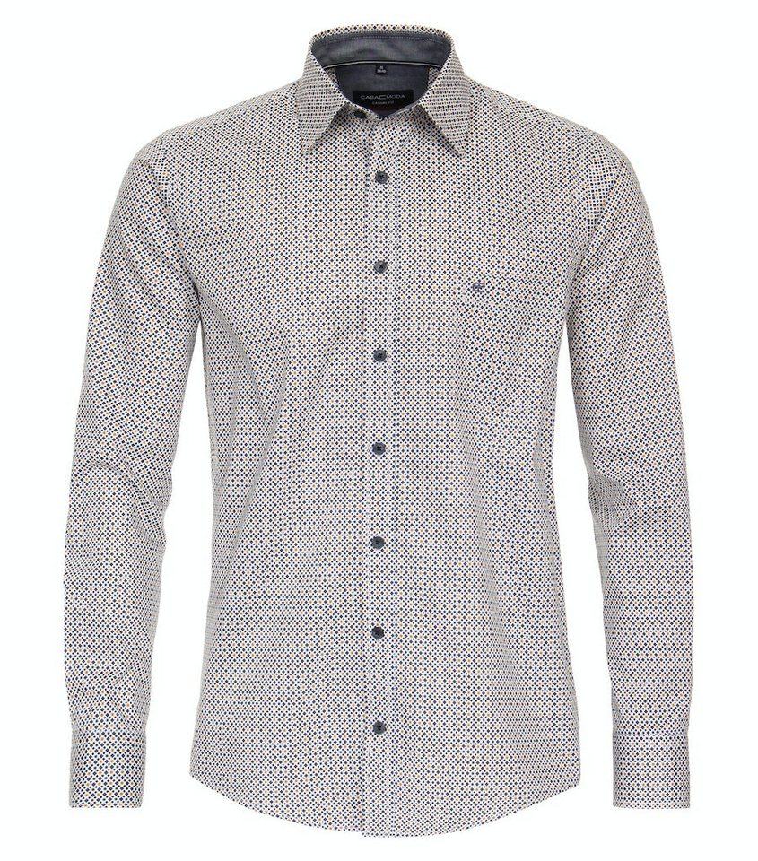 CASAMODA Flanellhemd Kent Casual Fit 500 GELB von CASAMODA