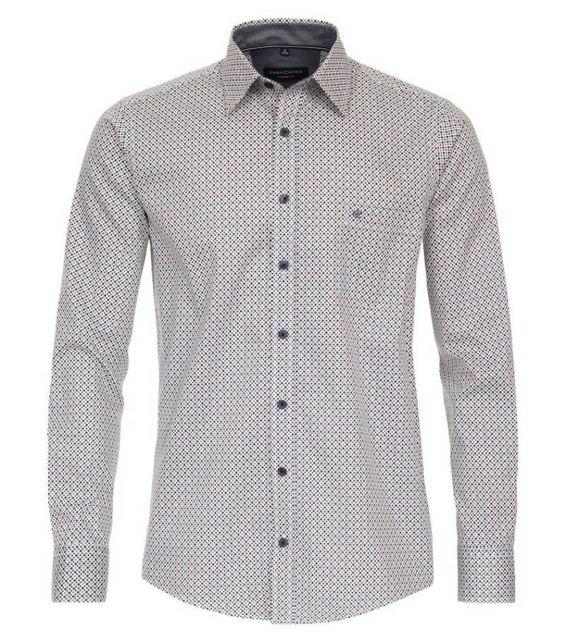 CASAMODA Flanellhemd Kent Casual Fit 500 GELB von CASAMODA