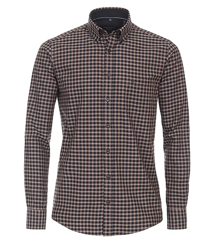 CASAMODA Flanellhemd kariert Casual Fit von CASAMODA
