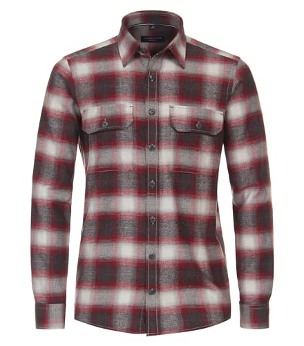 CASAMODA Flanellhemd kariert Casual Fit Mittelrot L CASAMODA Flanellhemd kariert Casual Fit Mittelrot L von CASAMODA