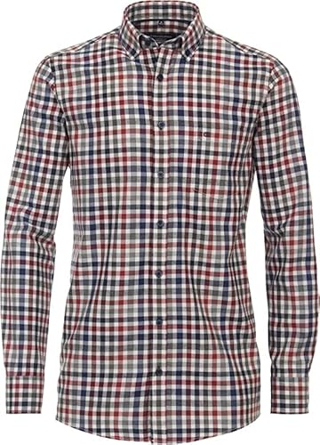 CASAMODA Flanellhemd kariert Comfort Fit von CASAMODA