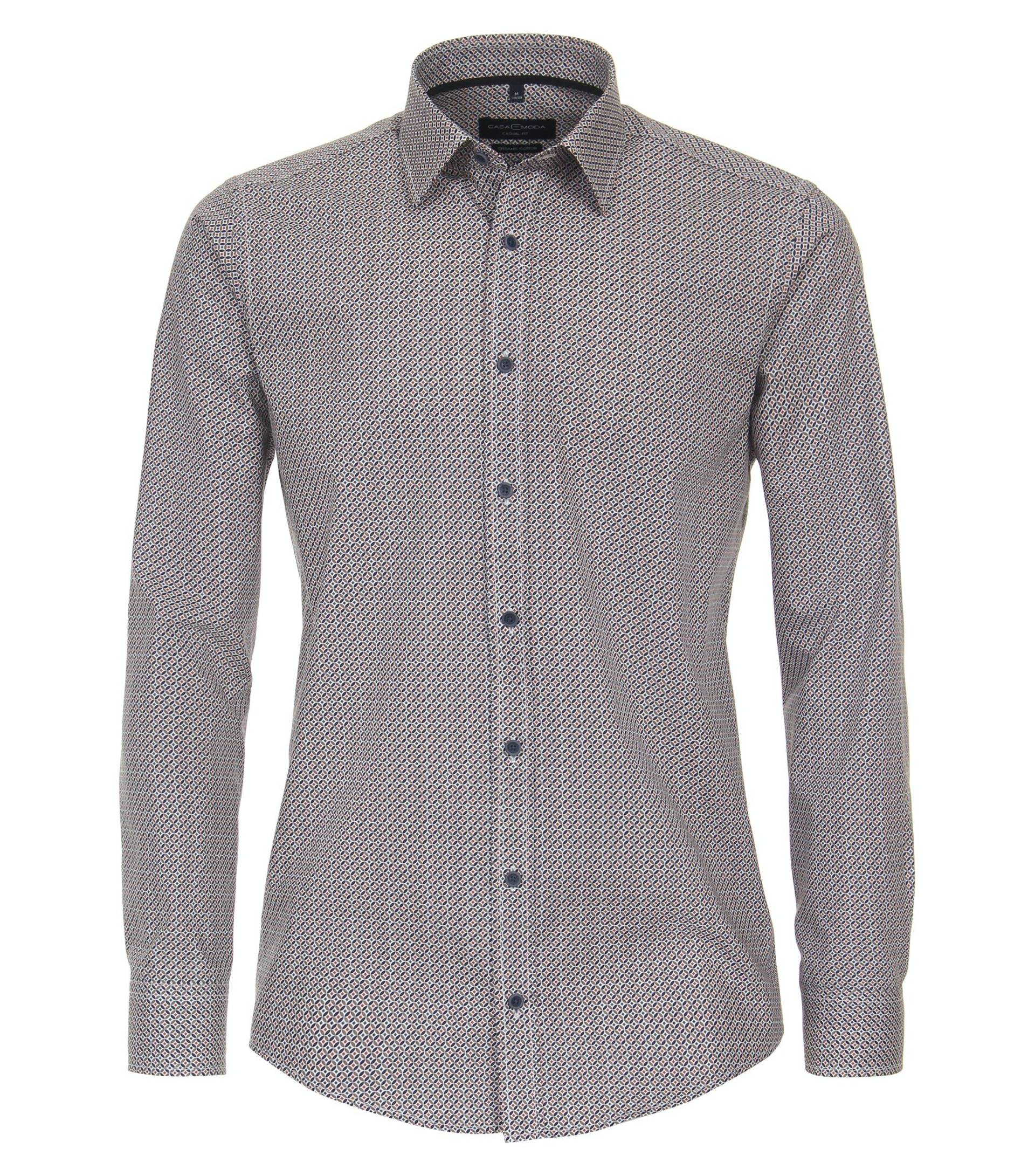 CASAMODA - Freizeithemd Green-Kollektion braun - Gr. - 5XL von CASAMODA