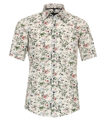 CASAMODA Freizeithemd Kurzarm Print Casual Fit Grün XXL CASAMODA Freizeithemd Kurzarm Print Casual Fit Grün XXL von CASAMODA