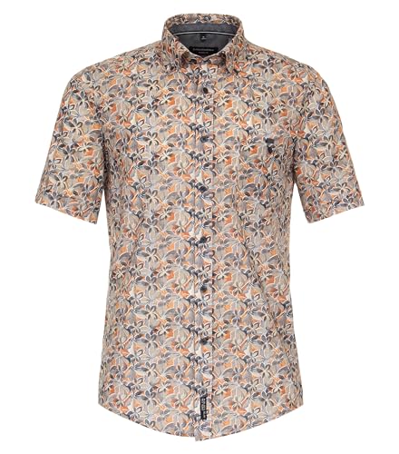 CASAMODA Freizeithemd Kurzarm Print Casual Fit Orange L CASAMODA Freizeithemd Kurzarm Print Casual Fit Orange L von CASAMODA