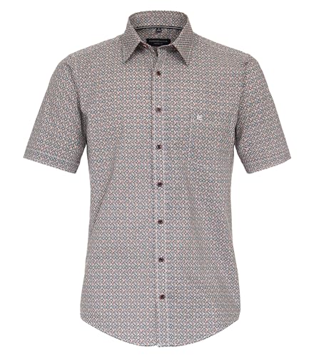 CASAMODA Freizeithemd Kurzarm Print Casual Fit Orange L CASAMODA Freizeithemd Kurzarm Print Casual Fit Orange L von CASAMODA