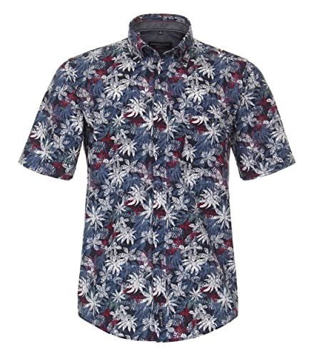CASAMODA Freizeithemd Kurzarm Print Casual Fit graues Dunkelblau XXL CASAMODA Freizeithemd Kurzarm Print Casual Fit graues Dunkelblau XXL von CASAMODA