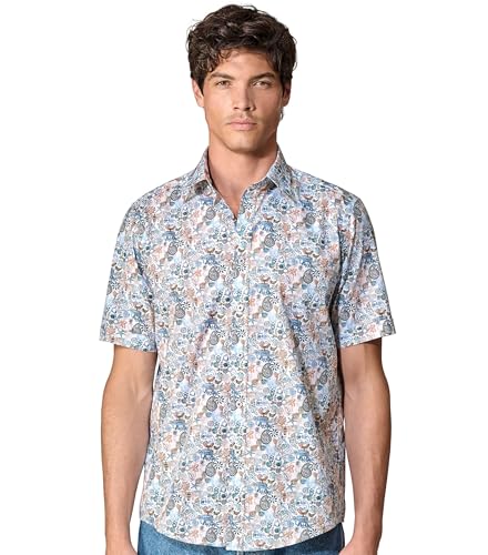 CASAMODA Freizeithemd Kurzarm Print Casual Fit CASAMODA Freizeithemd Kurzarm Print Casual Fit von CASAMODA