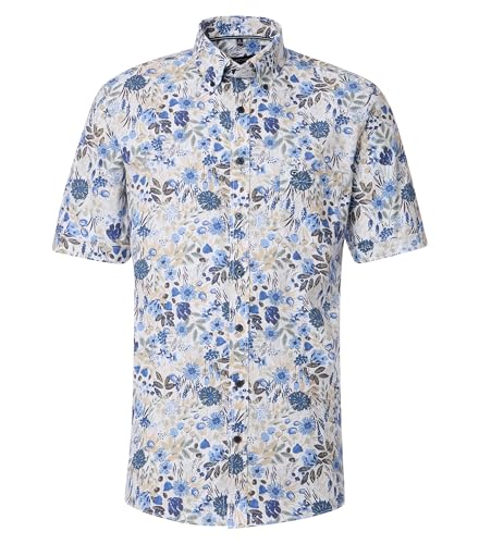 CASAMODA Freizeithemd Kurzarm Print Comfort Fit Mittelblau L CASAMODA Freizeithemd Kurzarm Print Comfort Fit Mittelblau L von CASAMODA