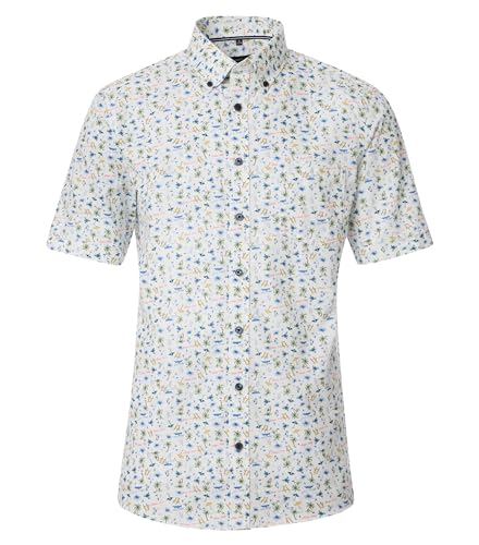 CASAMODA Freizeithemd Kurzarm Print Comfort Fit Mittelblau XXL CASAMODA Freizeithemd Kurzarm Print Comfort Fit Mittelblau XXL von CASAMODA