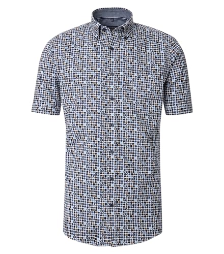CASAMODA Freizeithemd Kurzarm Print Comfort Fit graues Dunkelblau XXL CASAMODA Freizeithemd Kurzarm Print Comfort Fit graues Dunkelblau XXL von CASAMODA