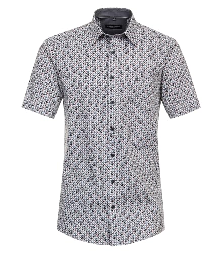 CASAMODA Freizeithemd Kurzarm Print Comfort Fit graues Mittelblau XXL CASAMODA Freizeithemd Kurzarm Print Comfort Fit graues Mittelblau XXL von CASAMODA