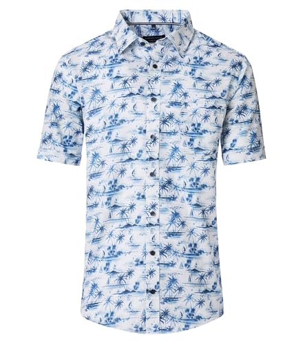 CASAMODA Freizeithemd Kurzarm Print Comfort Fit von CASAMODA