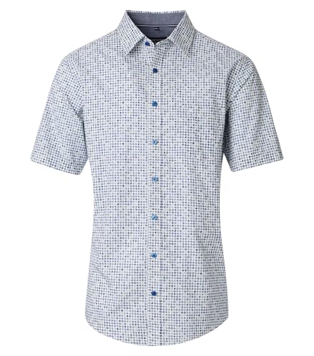 CASAMODA Freizeithemd Kurzarm Uni Casual Fit von CASAMODA