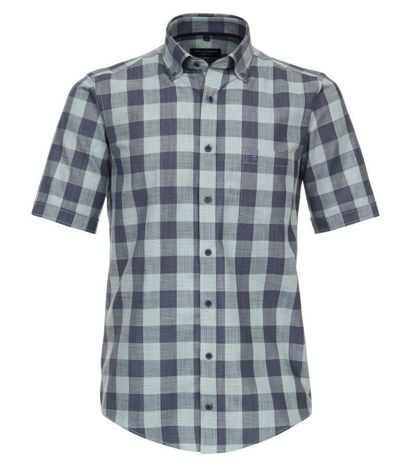 CASAMODA - Freizeithemd Kurzarm aqua bis petrol - Gr. - XXL von CASAMODA