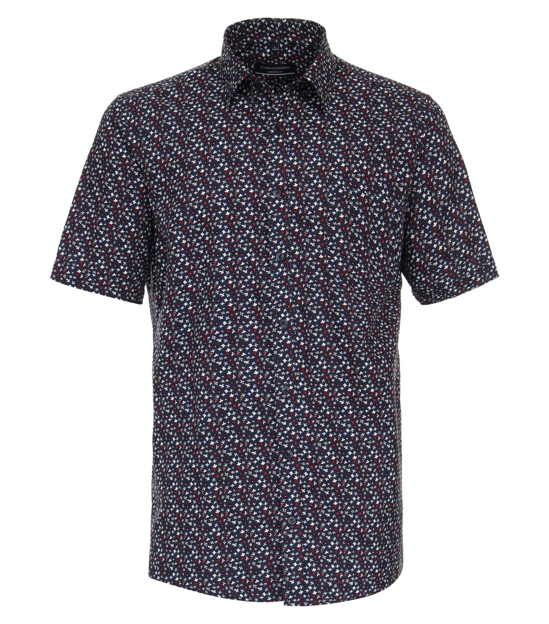 CASAMODA - Freizeithemd Kurzarm blau - Gr. - M von CASAMODA