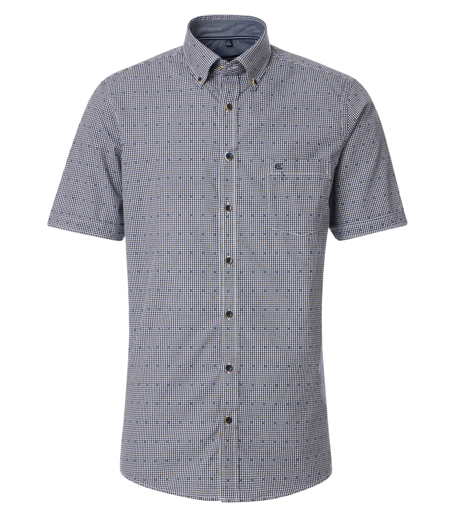 CASAMODA - Freizeithemd Kurzarm blau - Gr. - M von CASAMODA