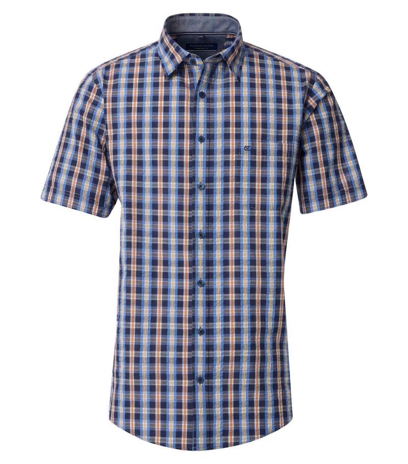 CASAMODA - Freizeithemd Kurzarm blau - Gr. - XXL von CASAMODA