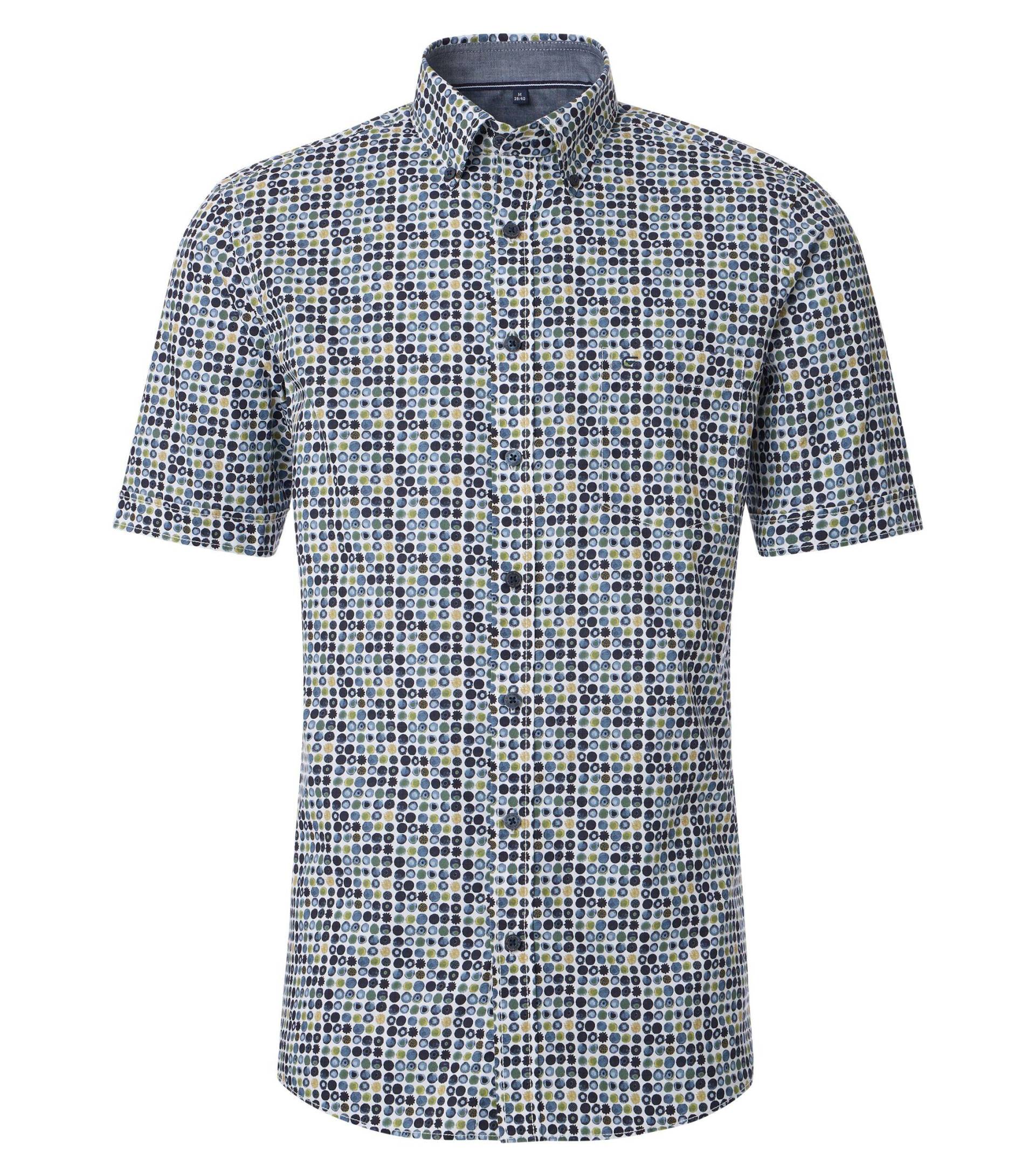 CASAMODA - Freizeithemd Kurzarm blau - Gr. - XXL von CASAMODA