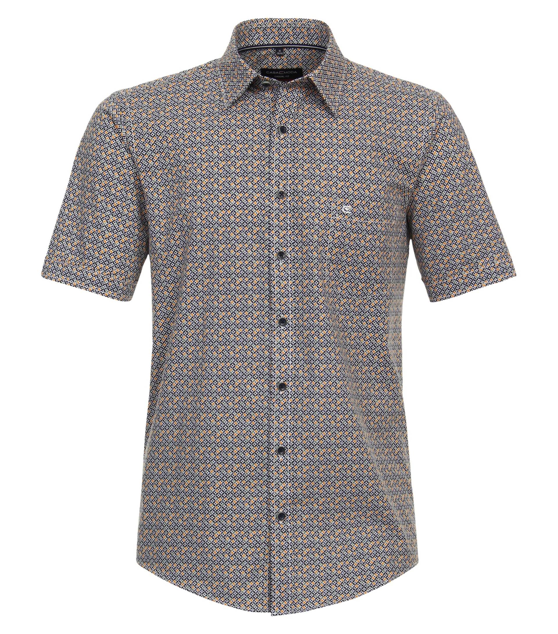 CASAMODA - Freizeithemd Kurzarm gelb - Gr. - 3XL von CASAMODA