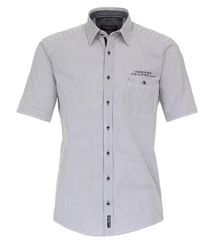 CASAMODA Freizeithemd Kurzarm gestreift Casual Fit von CASAMODA