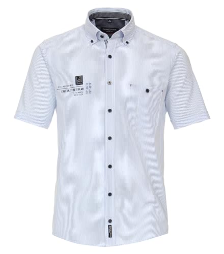 CASAMODA Freizeithemd Kurzarm gestreift Casual Fit Hellblau M CASAMODA Freizeithemd Kurzarm gestreift Casual Fit Hellblau M von CASAMODA