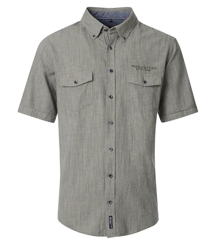 CASAMODA Freizeithemd Kurzarm gestreift Casual Fit von CASAMODA