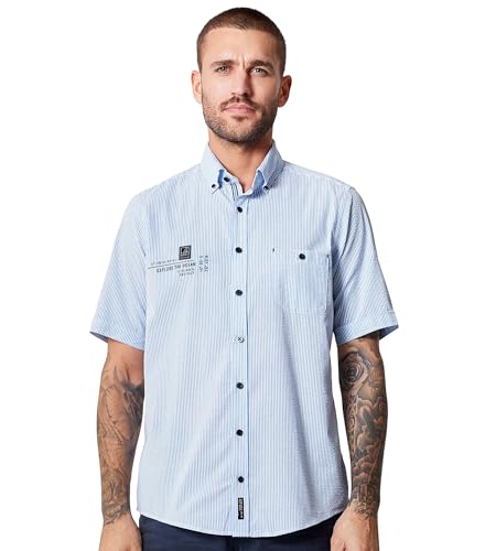 CASAMODA Freizeithemd Kurzarm gestreift Casual Fit CASAMODA Freizeithemd Kurzarm gestreift Casual Fit von CASAMODA